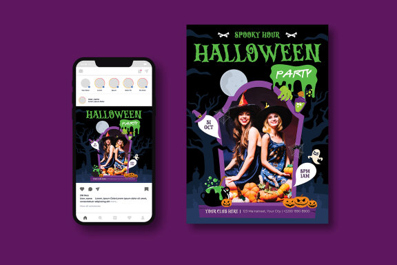 Halloween Party Flyer