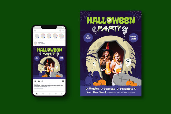 Halloween Party Flyer