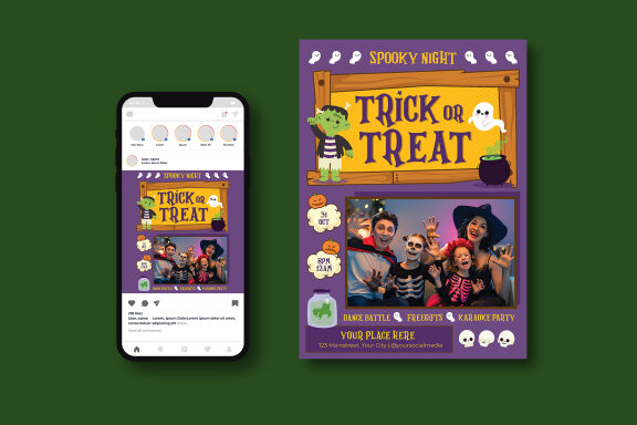 Trick Or Treat Flyer