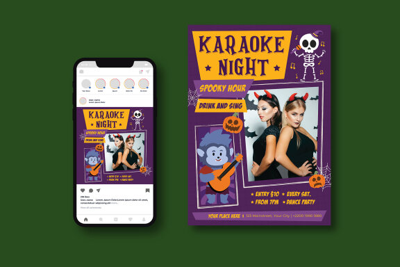 Karaoke Night Flyer