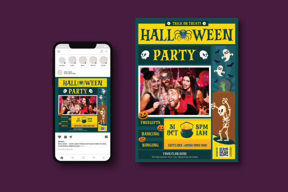 Halloween Party Flyer