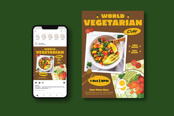 World Vegan Day Flyer