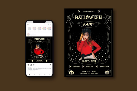 Halloween Party Flyer