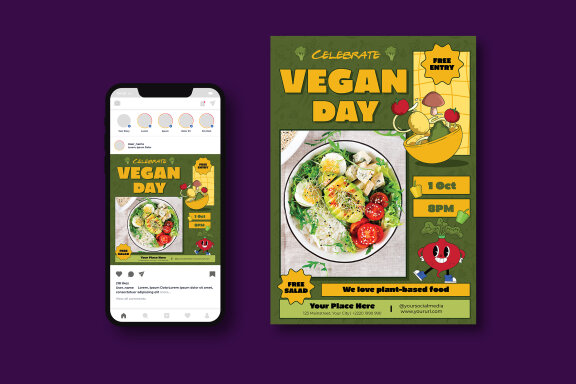 World Vegan Day Flyer