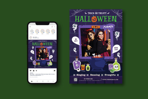 Halloween Party Flyer