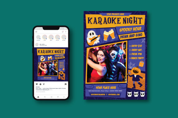 Karaoke Night Flyer