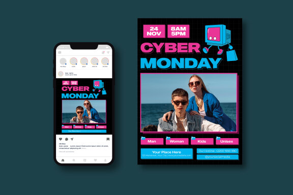 Cyber Monday Flyer
