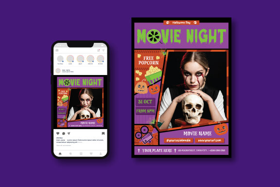 Movie Night Flyer