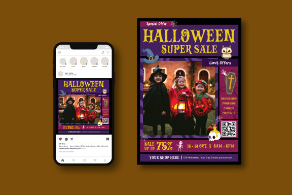 Halloween Sales Flyer