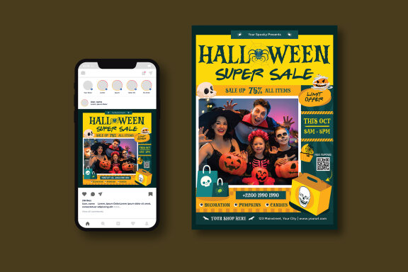 Halloween Sales Flyer
