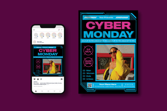 Cyber Monday Flyer