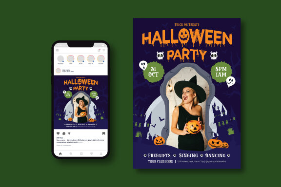 Halloween Party Flyer