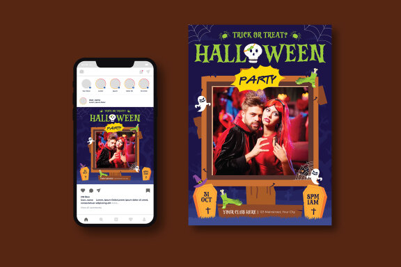 Halloween Party Flyer