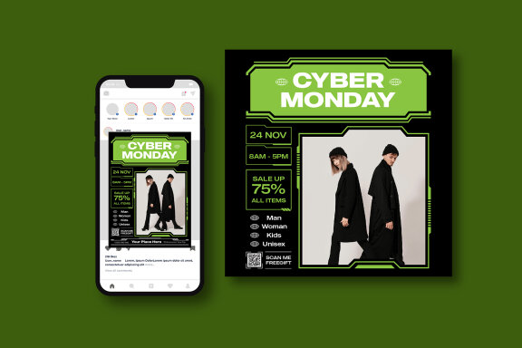 Cyber Monday Flyer