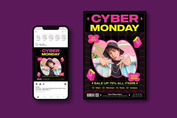 Cyber Monday Flyer