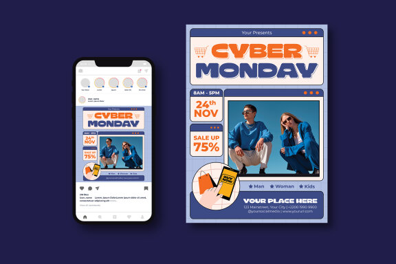Cyber Monday Flyer