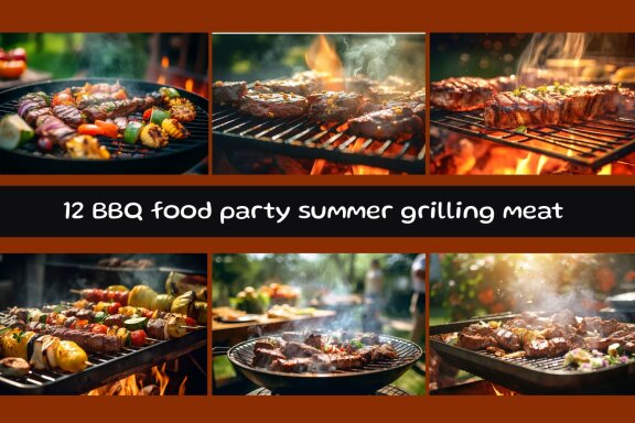 Barbecue food party summer grilling meat