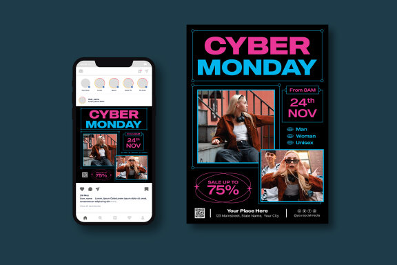 Cyber Monday Flyer