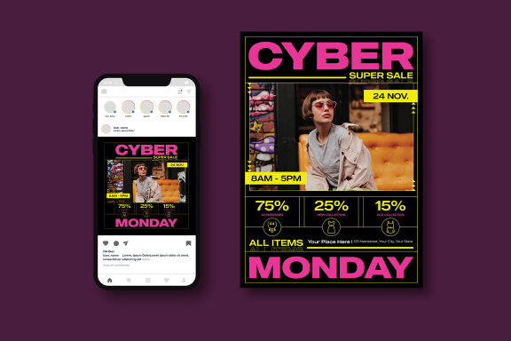 Cyber Monday Flyer