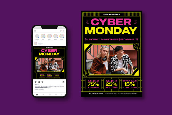 Cyber Monday Flyer
