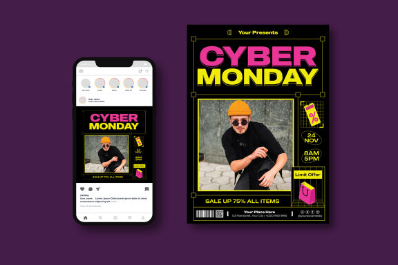Cyber Monday Flyer