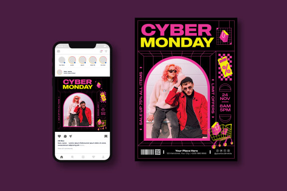 Cyber Monday Flyer