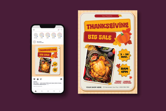 Thanksgiving Sale Flyer