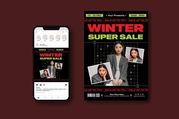 Winter Sale Flyer