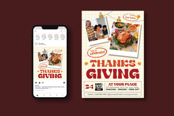 Thanks Giving Day Flyer