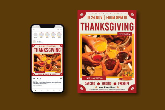 Thanks Giving Day Flyer