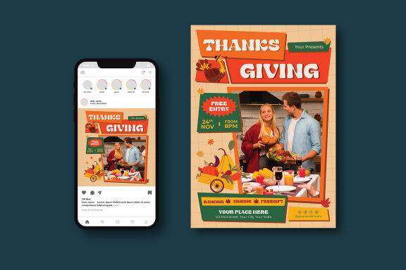 Thanks Giving Day Flyer