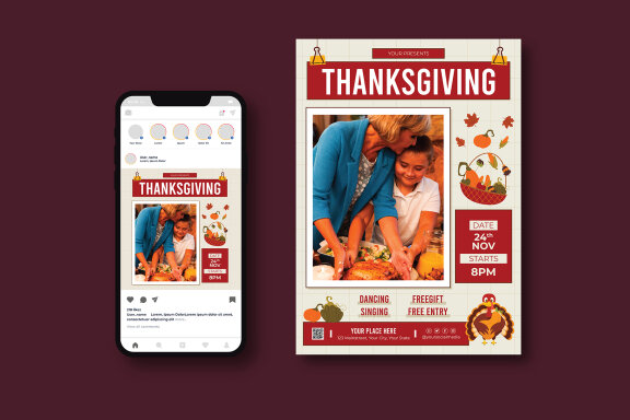 Thanks Giving Day Flyer