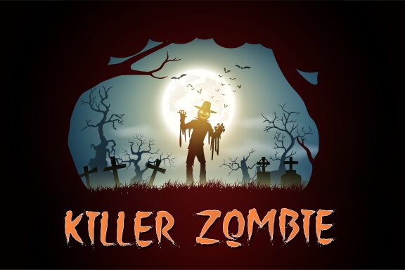 The Holler a halloween font