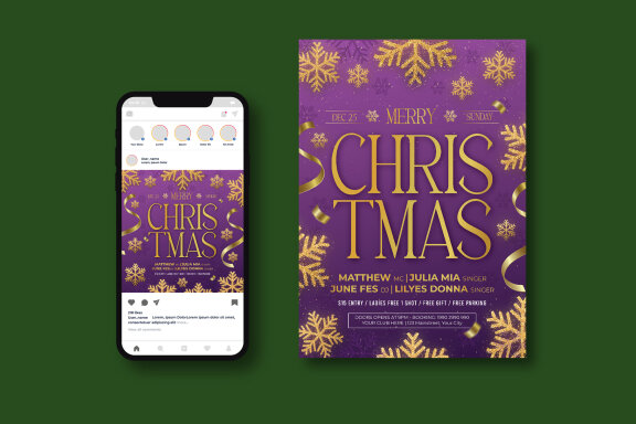 Christmas Party Flyer