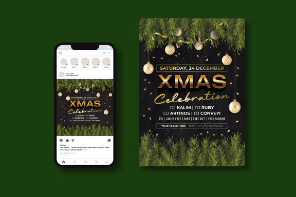 Christmas Party Flyer