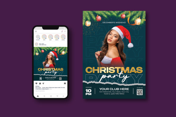 Christmas Party Flyer