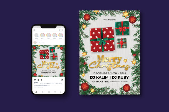 Christmas Party Flyer