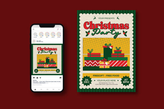 Christmas Party Flyer