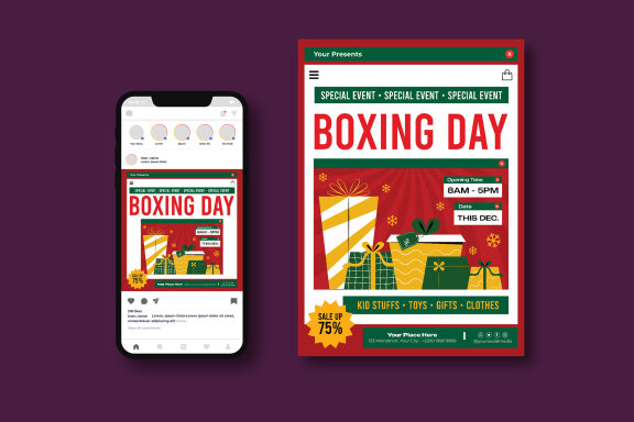 Boxing Day Flyer