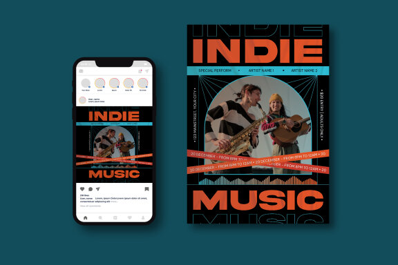 Indie Music Flyer