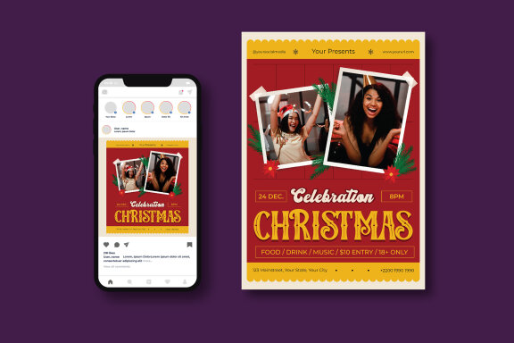 Christmas Party Flyer