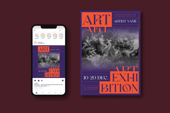 Art Exhibition Flyer