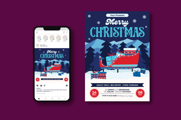 Christmas Party Flyer