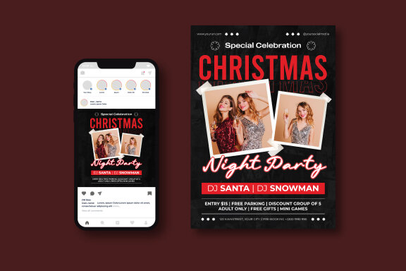 Christmas Party Flyer