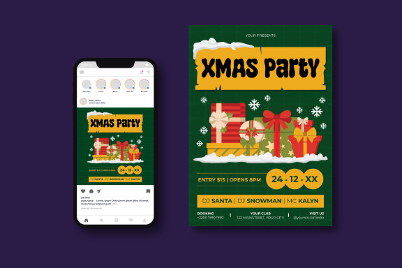 Christmas Party Flyer