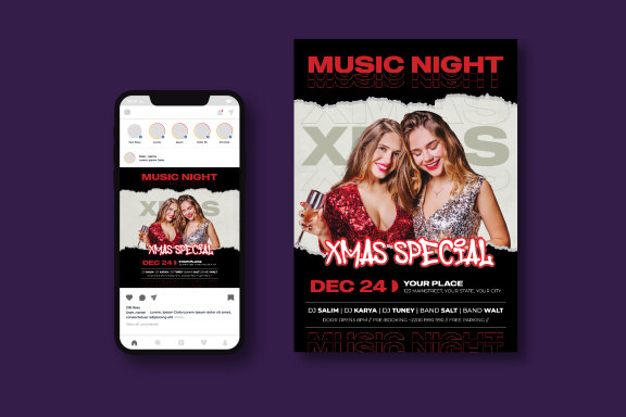 Christmas Party Flyer