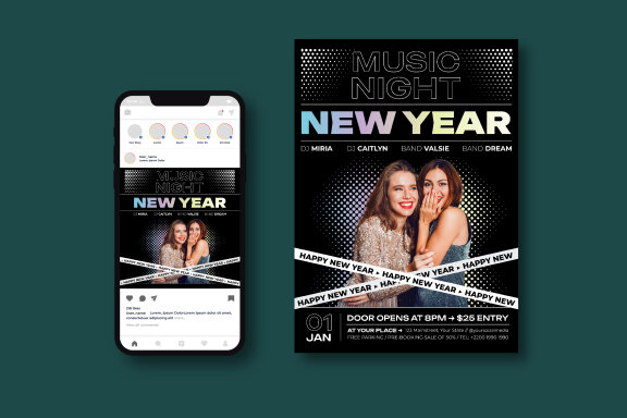 New Year Party Flyer