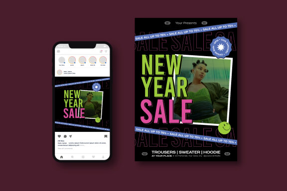 New Year Sale Flyer