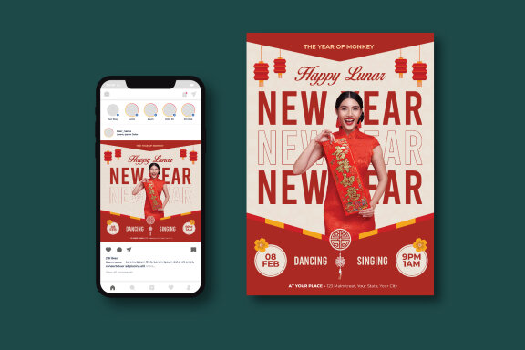 Lunar New Year Flyer
