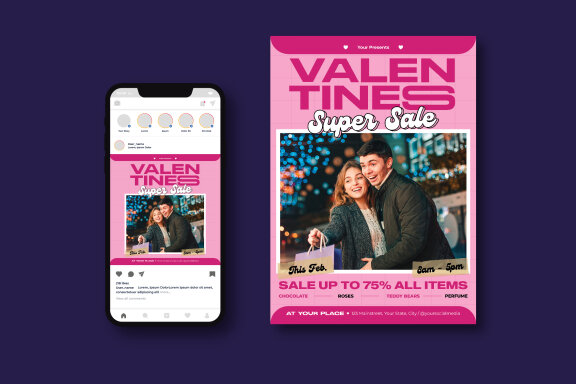 Valentines Sale Flyer